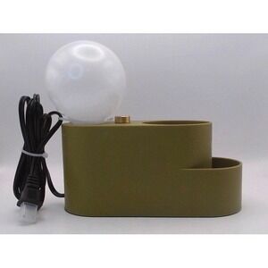 Home Essentials - Table / Desk Lamp with Organizer, Green. BRAND NEW / NO BOX